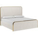 Tometi Chacha Cream Bed, King